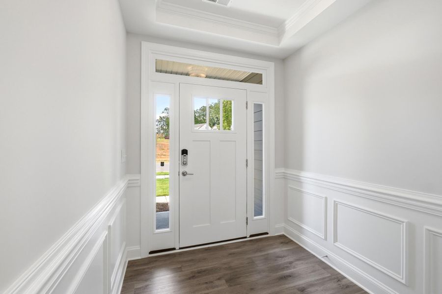 Spacious, unfurnished interior of a new home in Enclave at Riverdale, Huntersville (Image 12). Spacious, unfurnished interior of a new home in Enclave at Riverdale, Huntersville (Image 12).