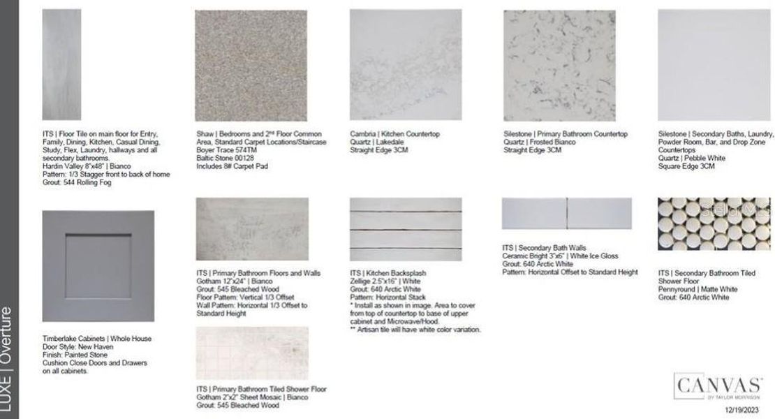 Sample of building materials used in homes in Hammock at Two Rivers, Zephyrhills (Image 19).