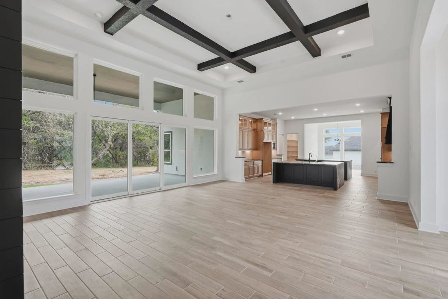 Representative unfurnished interior of a home built from the Grant by Chesmar Homes in Heimer Estates at Garden Ridge, San Antonio (Image 8).