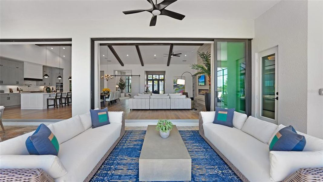 Furnished interior view inside a new home in , Venice (Image 61).