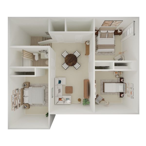 2D floor plan layout for the Tigris II by K. Hovnanian® Homes in Aspire at Ashland, Angleton, TX (Image 21). 2D floor plan layout for the Tigris II by K. Hovnanian® Homes in Aspire at Ashland, Angleton, TX (Image 21).