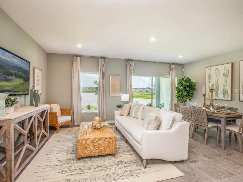 Furnished interior view inside a new home in Mirada, San Antonio (Image 9). Furnished interior view inside a new home in Mirada, San Antonio (Image 9).