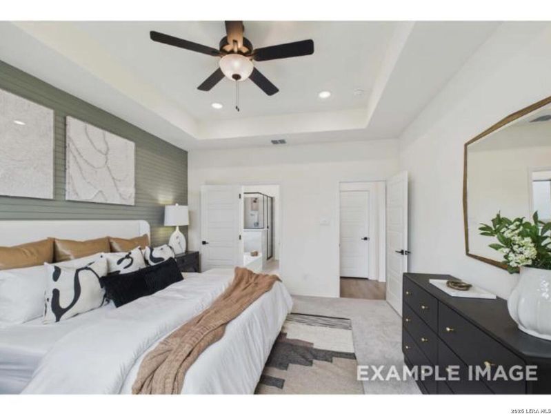 Furnished interior view inside a new home in Rayburn Valley, San Antonio (Image 14). Furnished interior view inside a new home in Rayburn Valley, San Antonio (Image 14).