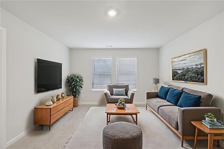 Furnished interior view inside a new home in Westmont Preserve, Powder Springs (Image 11).