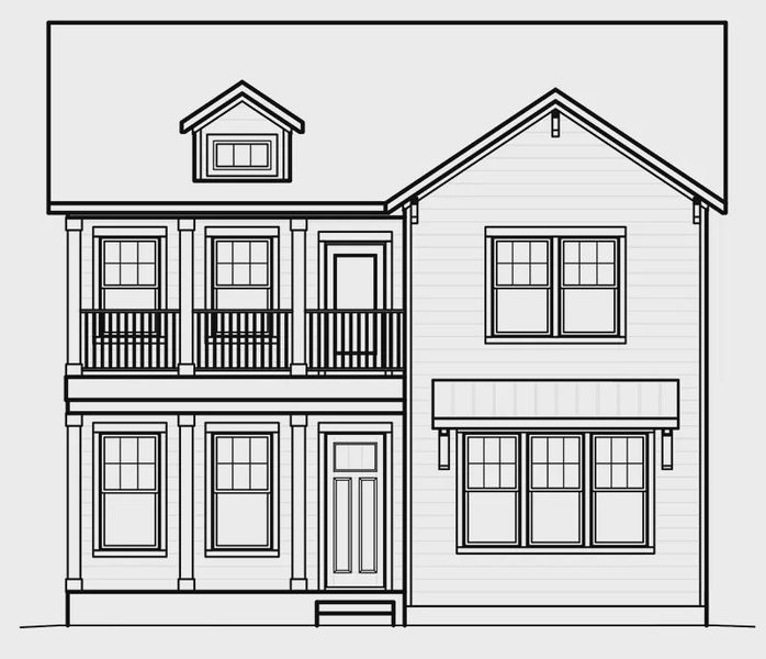 Representative rendering of the exterior for the Peyton by Cambridge Homes (Image 5).