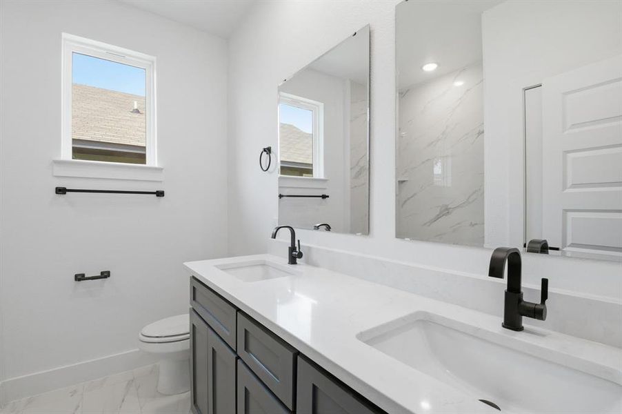 Furnished interior view inside a new home in , Denison (Image 9).
