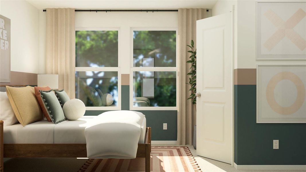 Furnished interior view inside a new home in Sila, Huffman (Image 21).