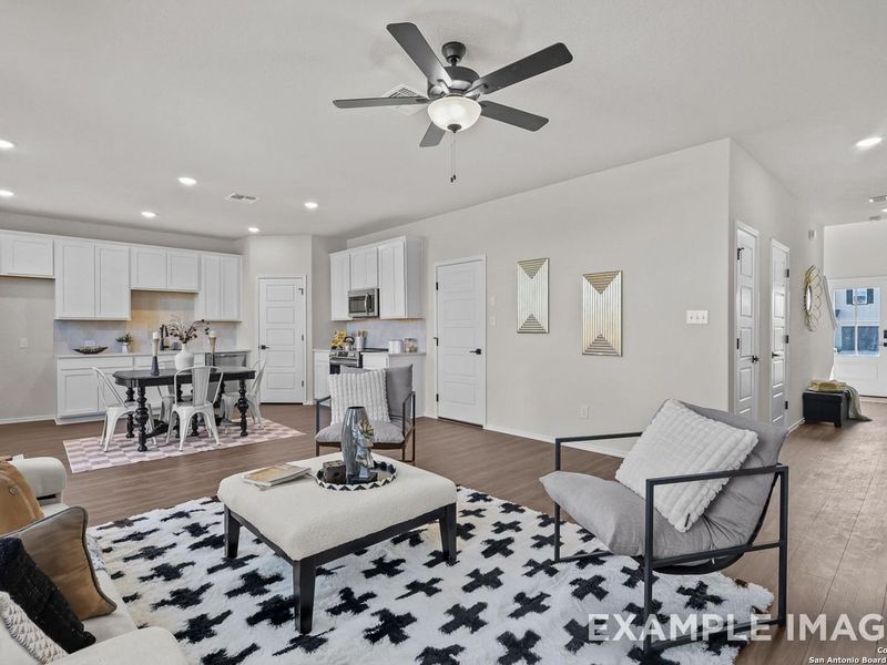 Furnished interior view inside a new home in Applewhite Meadows, San Antonio (Image 9).