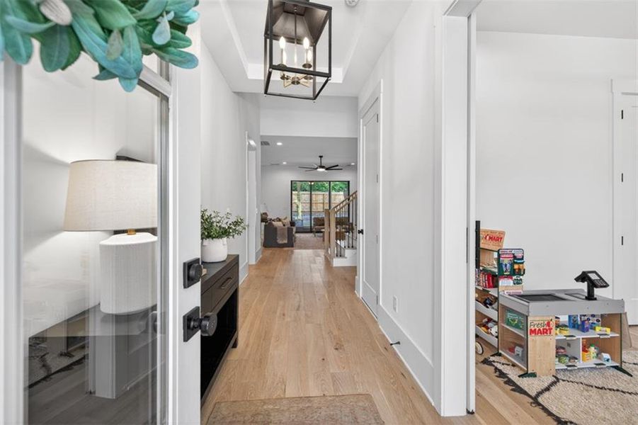 Furnished interior view inside a new home in Town Farms, Peachtree Corners (Image 16).