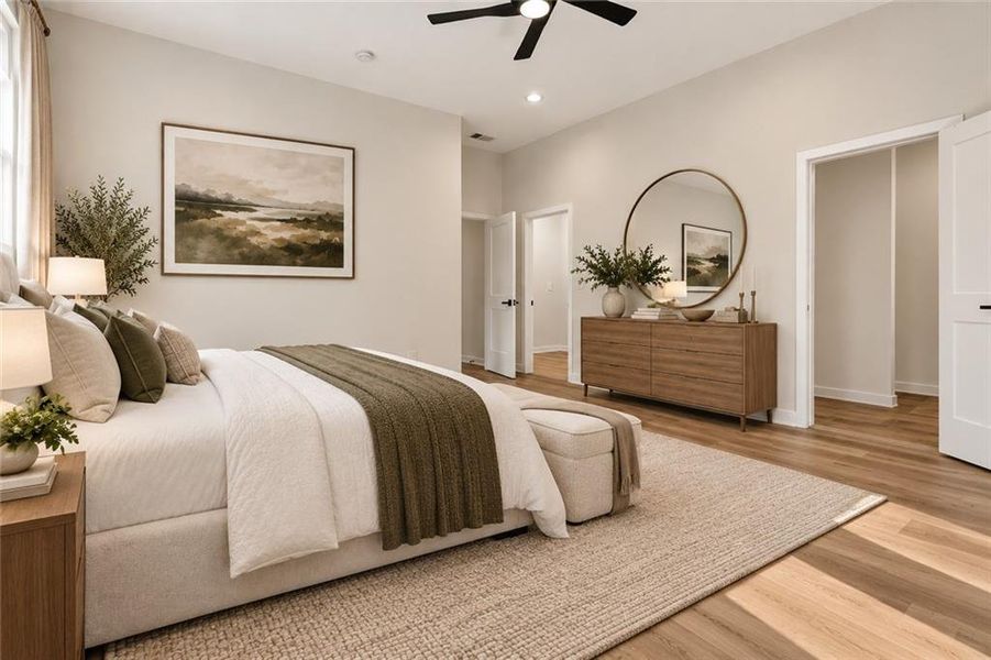 Furnished interior view inside a new home in , Atlanta (Image 39). Furnished interior view inside a new home in , Atlanta (Image 39).