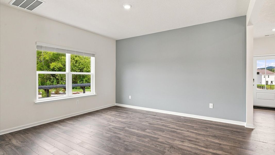 Spacious, unfurnished interior of a new home in Mary's Pointe, Clinton (Image 23). Spacious, unfurnished interior of a new home in Mary's Pointe, Clinton (Image 23).