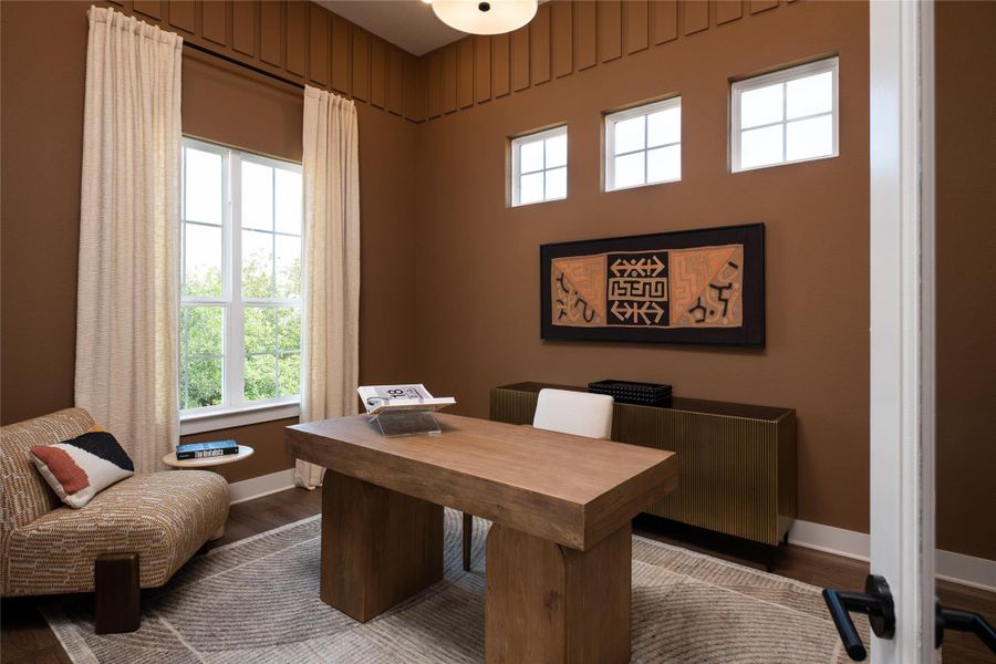 Furnished interior view inside a new home in Provence, Austin (Image 19).