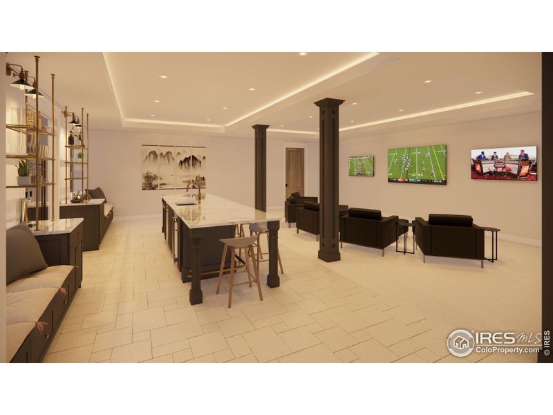 Furnished interior view inside a new home in , Fort Collins (Image 19).