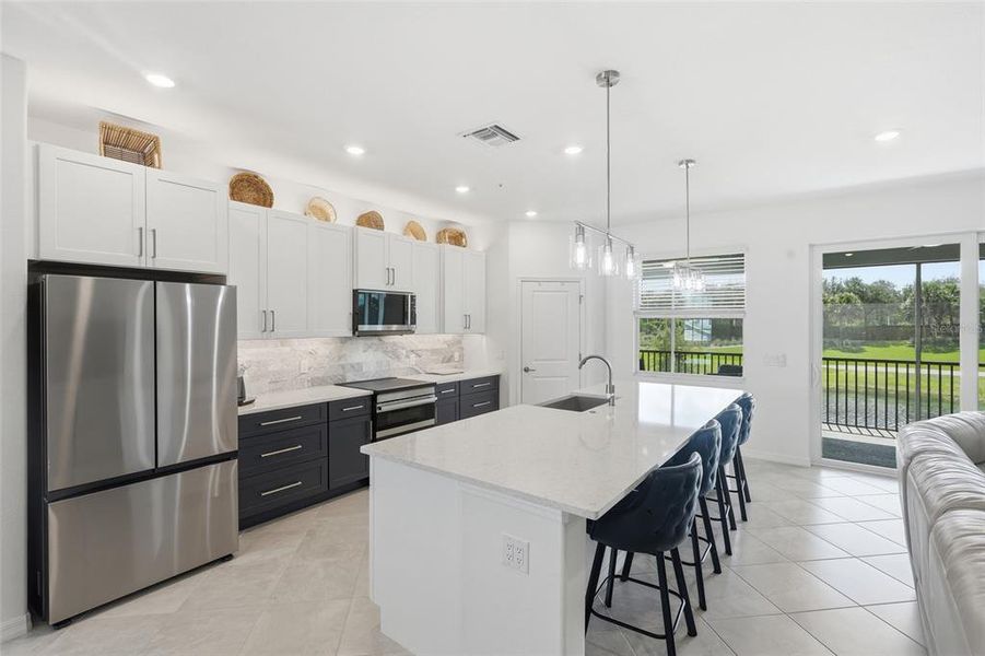 Furnished interior view inside a new home in , Punta Gorda (Image 17). Furnished interior view inside a new home in , Punta Gorda (Image 17).