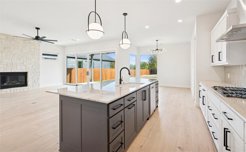 Furnished interior view inside a new home in , Roanoke (Image 11).