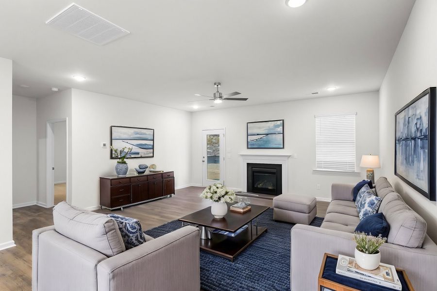 Furnished interior view inside a new home in Hitchcock Preserve 55', Aiken (Image 5).