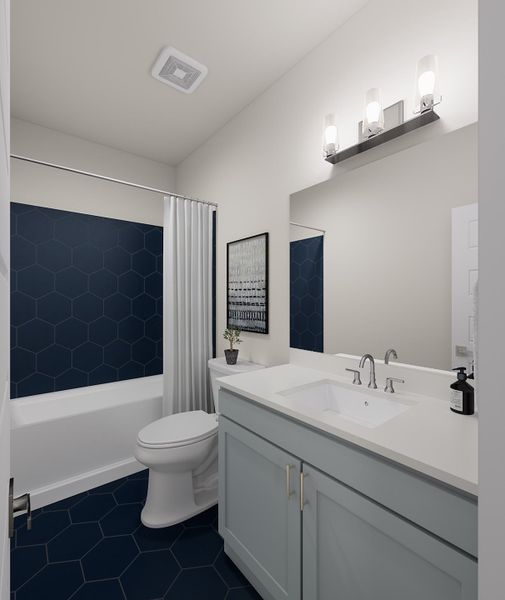 Representative furnished interior of a home built from the Veranda by Tri Pointe Homes in Flora, Hutto (Image 12). Representative furnished interior of a home built from the Veranda by Tri Pointe Homes in Flora, Hutto (Image 12).