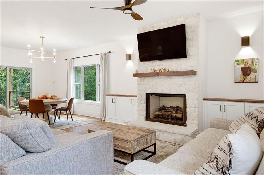 Furnished interior view inside a new home in , Ball Ground (Image 6).