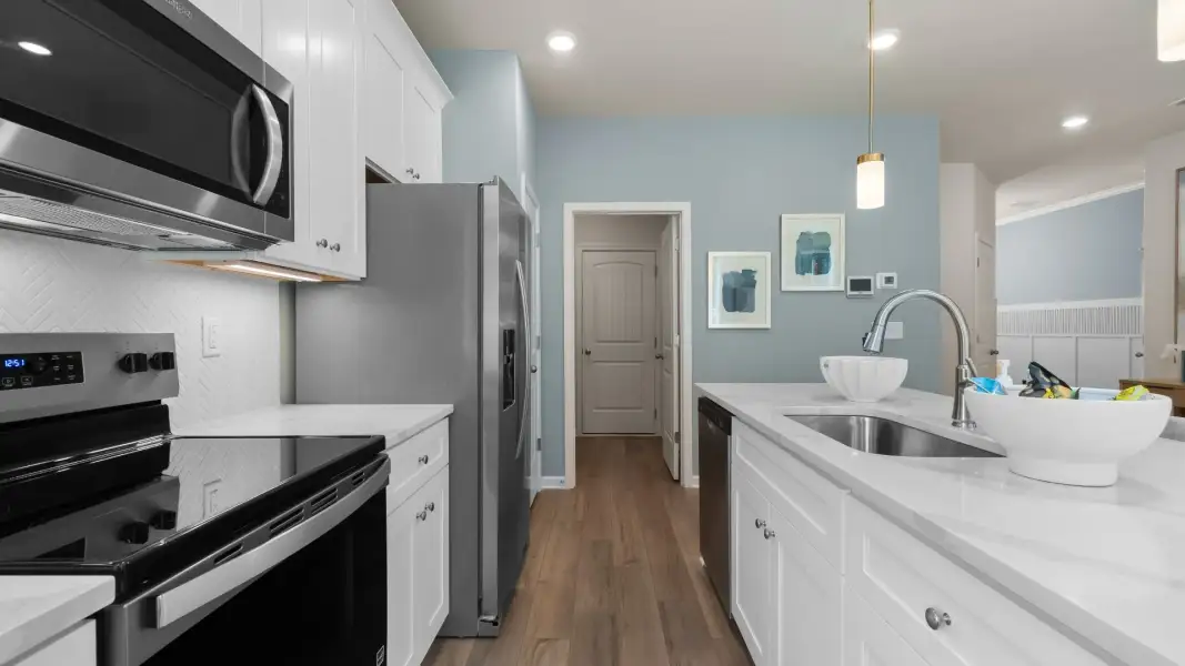 Representative furnished interior of a home built from the Luca by DRB Homes in McAvoy at Eagles Landing, Stockbridge (Image 13).