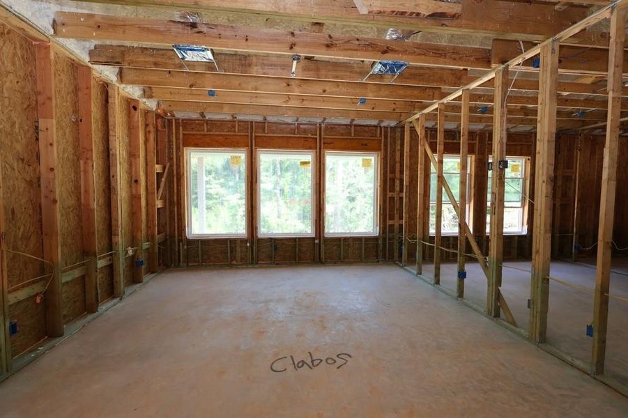 In-progress construction of a new home in The Woodlands Hills - Summit Collection, Willis, TX (Image 7). In-progress construction of a new home in The Woodlands Hills - Summit Collection, Willis, TX (Image 7).