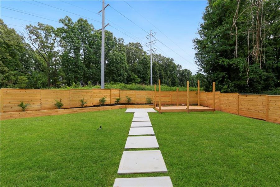 Exterior details and patio area of a home in , Atlanta (Image 27).