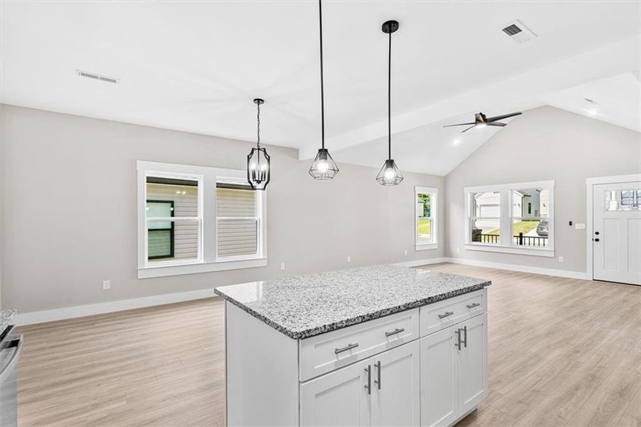 Furnished interior view inside a new home in , Dalton (Image 5).