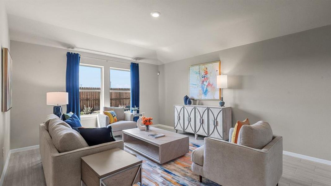 Furnished interior view inside a new home in Bella Vista, Granbury (Image 27).