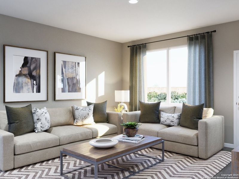 Furnished interior view inside a new home in Applewhite Meadows, San Antonio (Image 12).