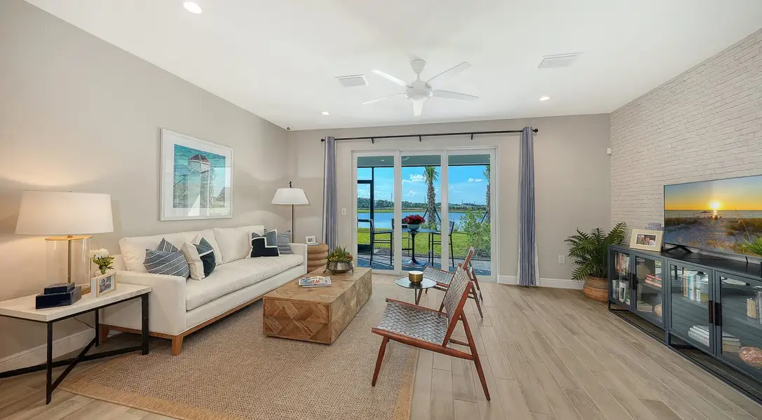Representative furnished interior of a home built from the Avery by Neal Communities in SkySail, Naples (Image 6).