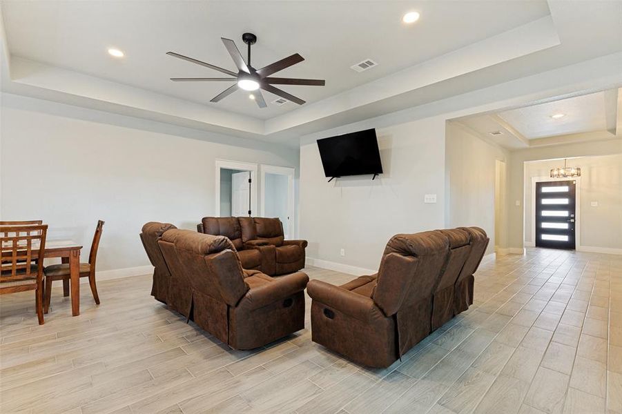 Furnished interior view inside a new home in , Fort Worth (Image 5). Furnished interior view inside a new home in , Fort Worth (Image 5).