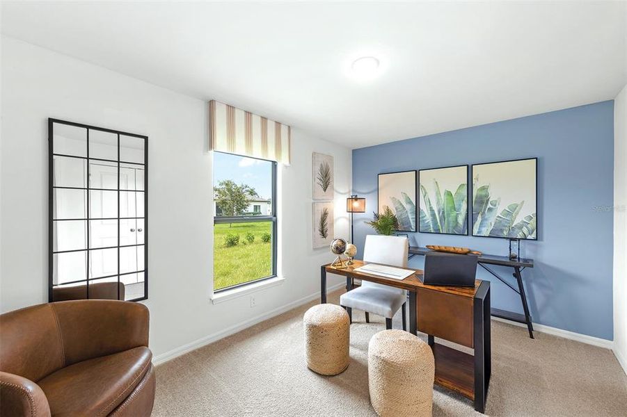 Furnished interior view inside a new home in , Citrus Springs (Image 11).
