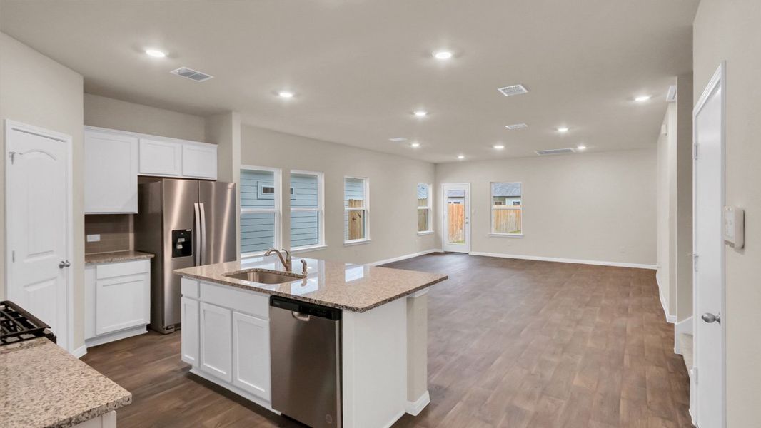 Furnished interior view inside a new home in Carillon, Manor (Image 2). Furnished interior view inside a new home in Carillon, Manor (Image 2).