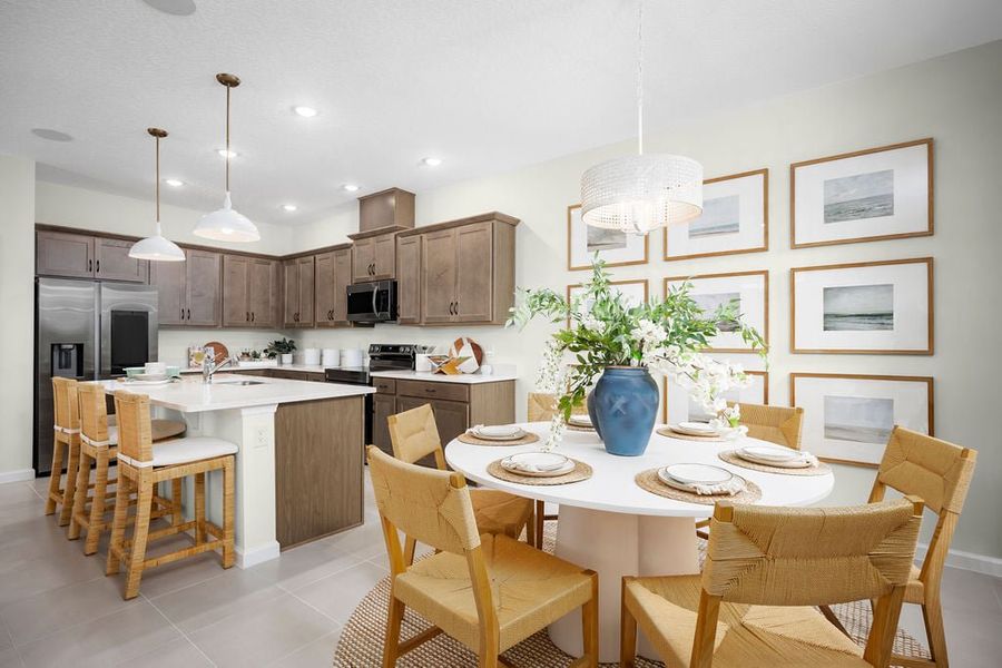 Representative furnished interior of a home built from the Dune by Risewell Homes in Cypress Bluff, Groveland (Image 10). Representative furnished interior of a home built from the Dune by Risewell Homes in Cypress Bluff, Groveland (Image 10).