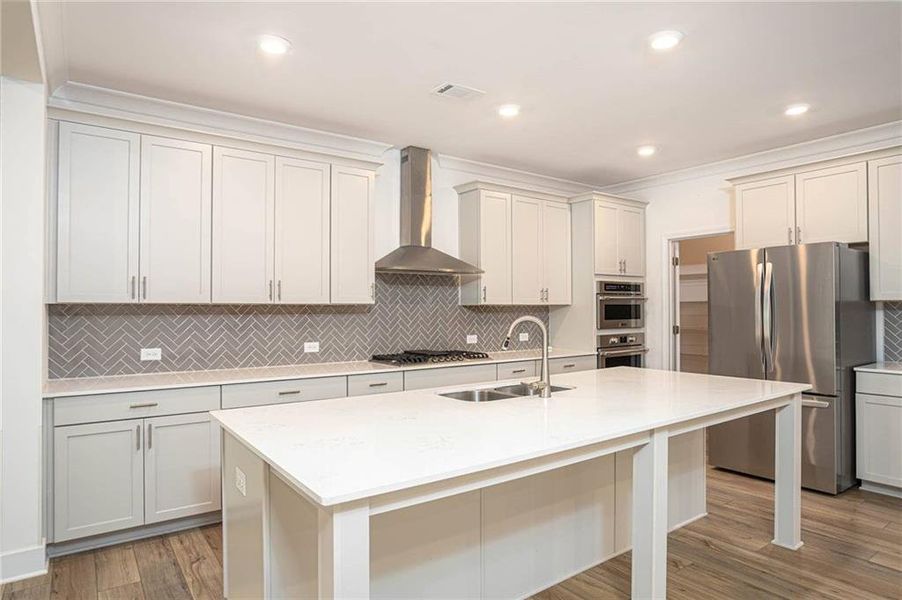 Furnished interior view inside a new home in , Canton (Image 17).