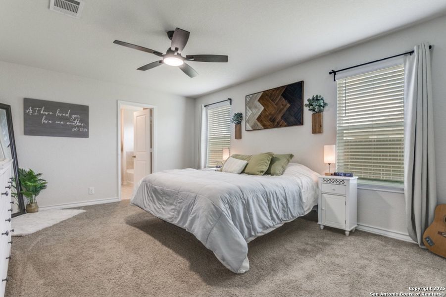 Furnished interior view inside a new home in Red River Ranch, Cibolo (Image 10).