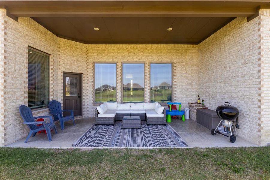 Exterior details and patio area of a home in , Mesquite (Image 22).
