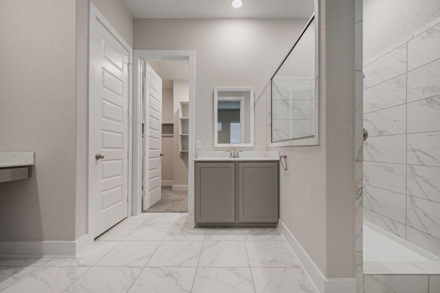 Furnished interior view inside a new home in Alsatian Oaks, Castroville (Image 12).
