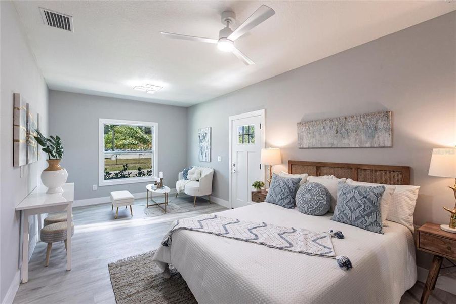 Furnished interior view inside a new home in , Punta Gorda (Image 36).