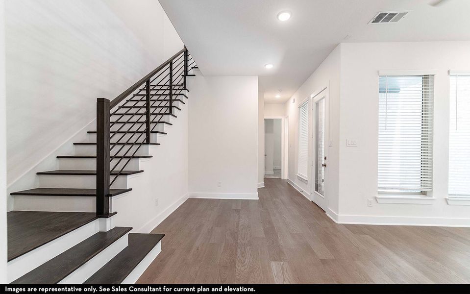 Representative unfurnished interior of a home built from the Shasta by CastleRock Communities in The Summit at Center Stage, Keller (Image 15).