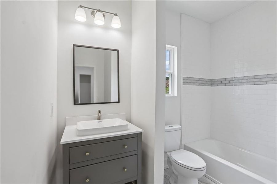 Furnished interior view inside a new home in , Covington (Image 9).