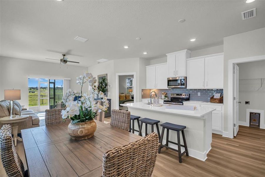 Furnished interior view inside a new home in , Hudson (Image 14).