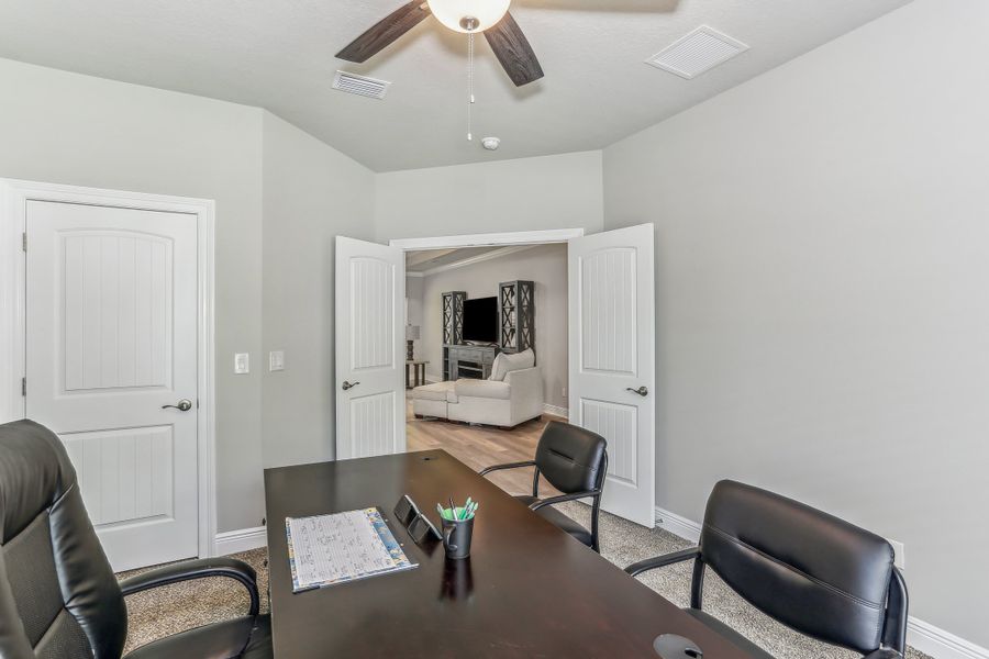 Representative furnished interior of a home built from the The Sapphire by Herbst Homes in Prosperity Point, Milton (Image 89).