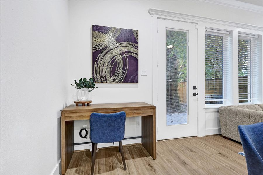 Furnished interior view inside a new home in , Houston (Image 16).
