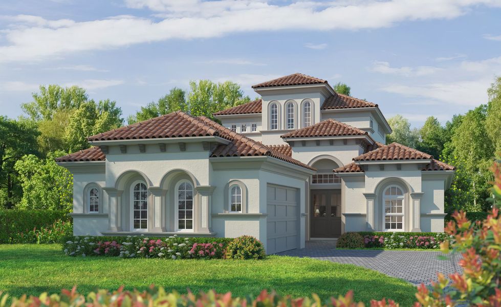 Representative exterior photo of a completed home built from the Avina II - Classic Series | 50' Wide Lots by ICI Homes in The Conservatory at Hammock Beach, Palm Coast, FL (Image 5).
