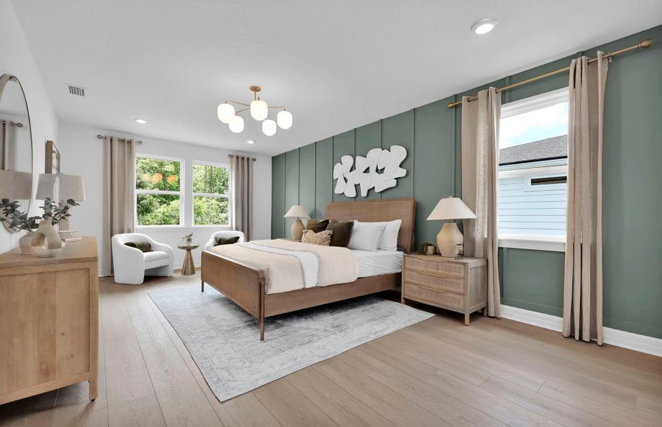 Furnished interior view inside a new home in Hyland Trail, Green Cove Springs (Image 7).