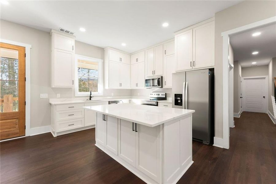 Furnished interior view inside a new home in , Sautee Nacoochee (Image 5).