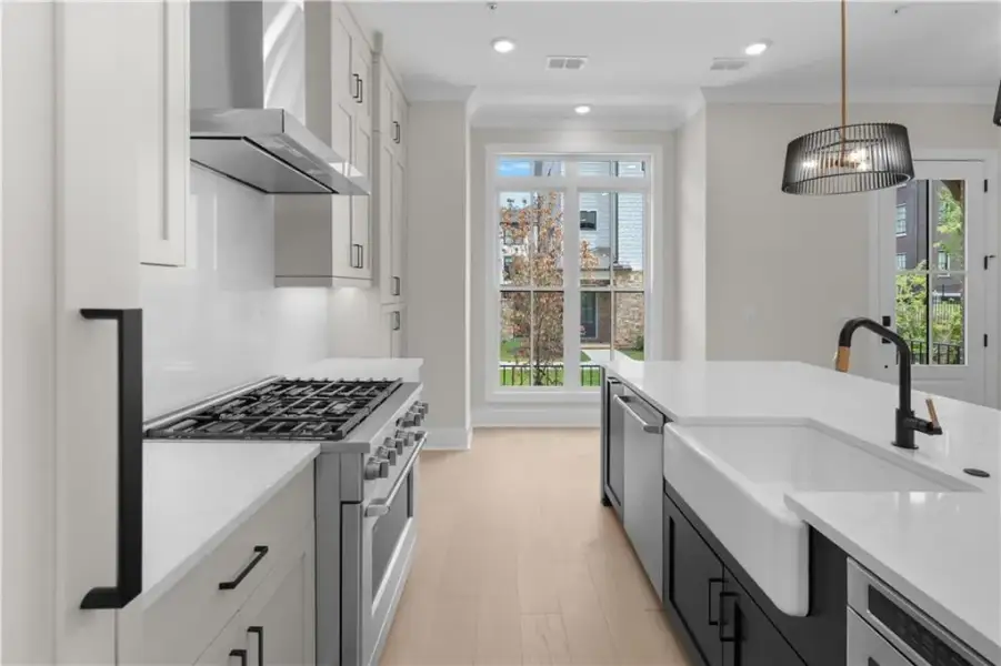 Furnished interior view inside a new home in Park Walke, Alpharetta (Image 9).