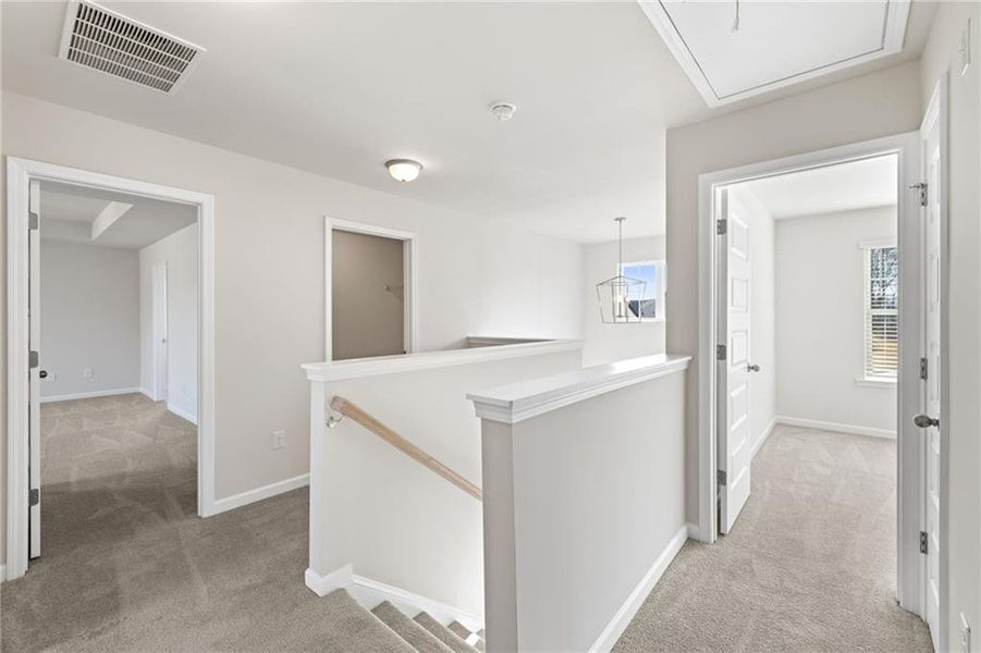 Furnished interior view inside a new home in Highland Park, Stonecrest (Image 5). Furnished interior view inside a new home in Highland Park, Stonecrest (Image 5).