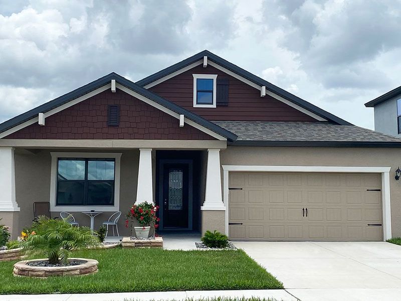 Representative exterior photo of a completed home built from the Sweetwater by William Ryan Homes in Myers Estates, Seffner, FL (Image 29).