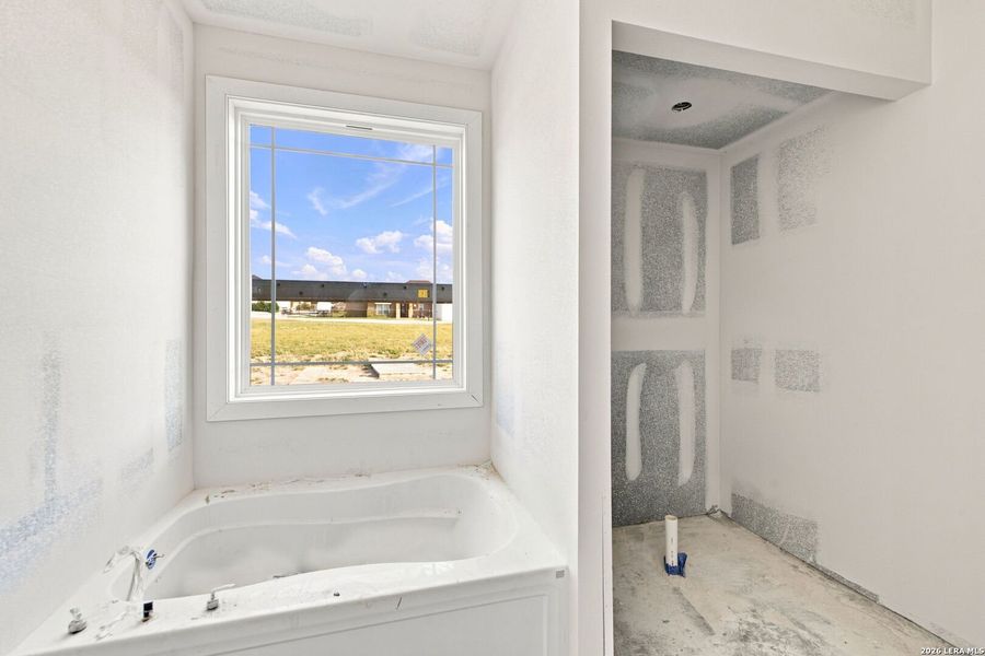 In-progress construction of a new home in Las Palomas Country Club Estates, La Vernia, TX (Image 16). In-progress construction of a new home in Las Palomas Country Club Estates, La Vernia, TX (Image 16).